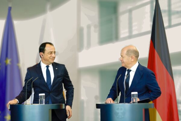 German Chancellor Scholz meets with Cyprus President Nikos Christodoulides