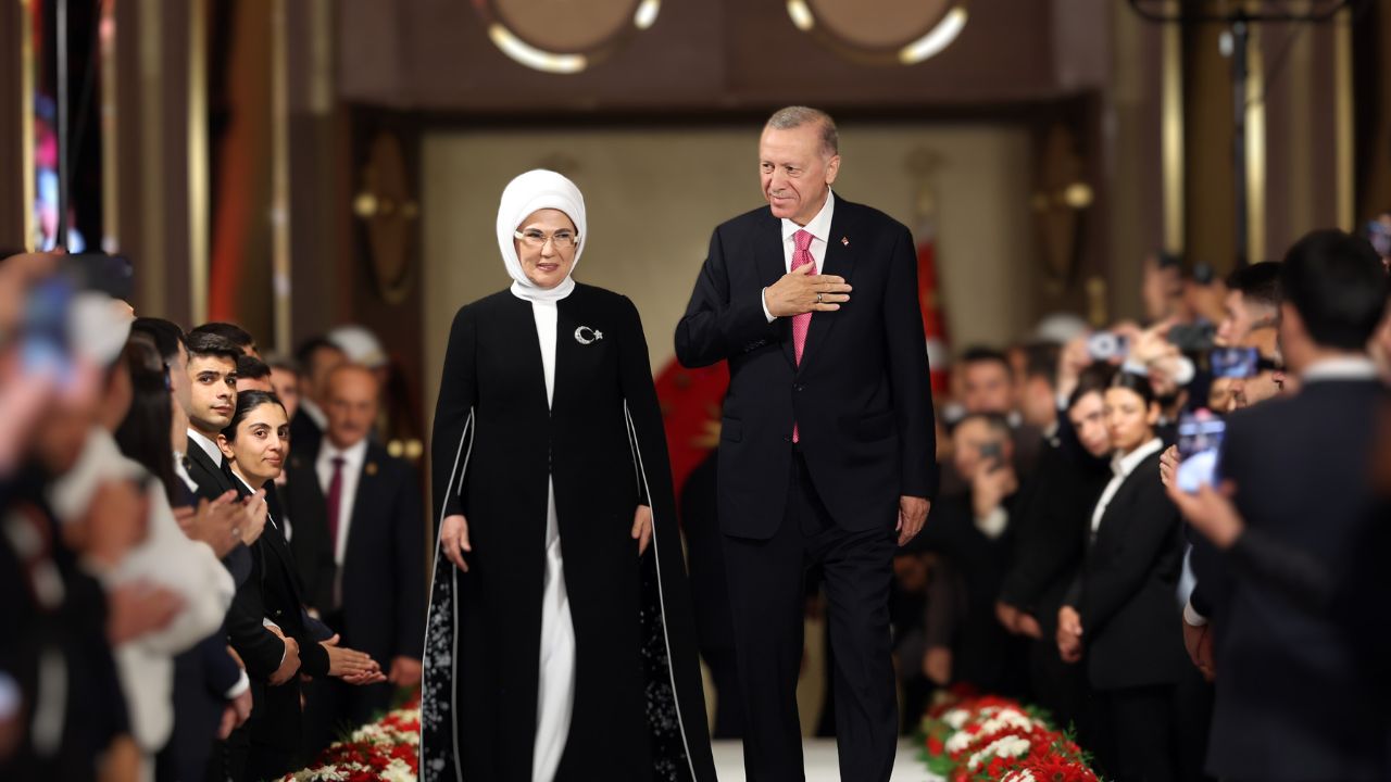 Erdogan is sworn in as President of Turkey for a five-year term