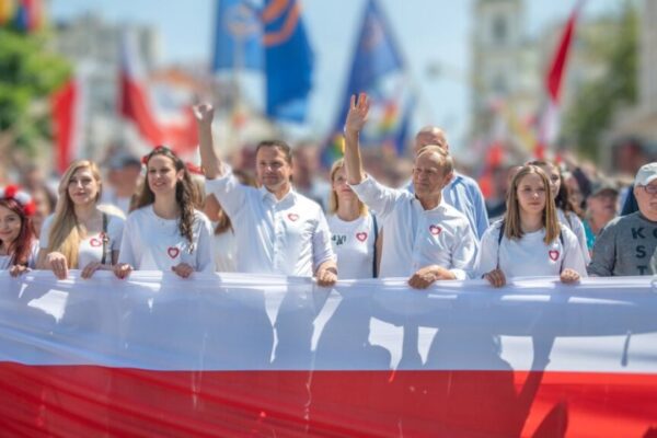 Protests against a “anti-democratic” measure are taking place in Warsaw, Poland