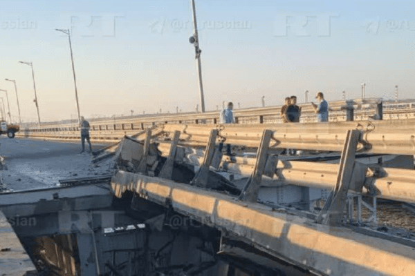 Ukraine Attacks Russian Bridge In Crimea And Claims Responsibility