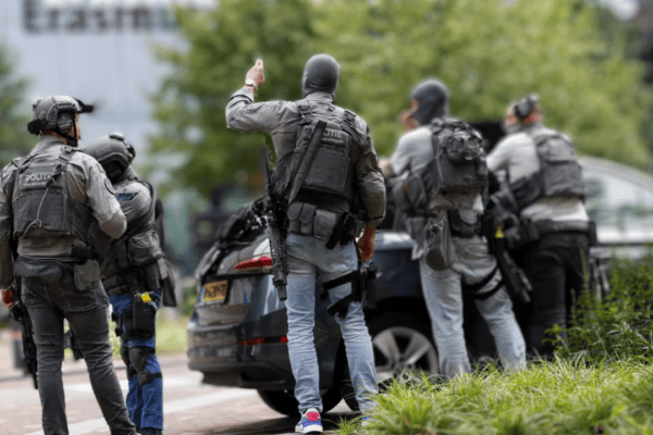 A man is detained by Dutch police in Rotterdam following fatal gunfire at a university hospital