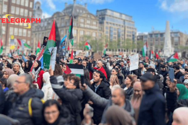 Amsterdam Pro-Palestine Demonstration, Protesters Warned About The Media 🇳🇱